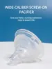 1 Pcs Baby Bottle Nipples Wide Mouth Thickening Three Dimensional Simulation Of Breast Milk 5cm Silicone Nipple Baby Items 2