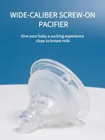 1 Pcs Baby Bottle Nipples Wide Mouth Thickening Three Dimensional Simulation Of Breast Milk 5cm Silicone Nipple Baby Items 2