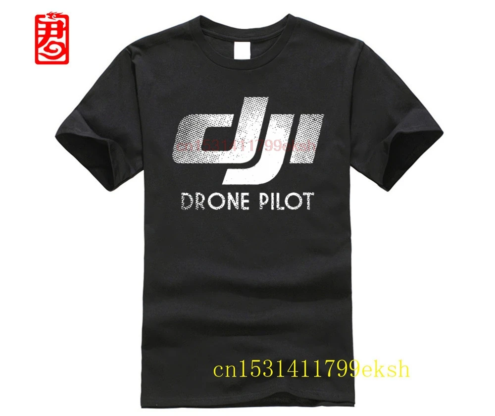 

Забавная Мужская футболка, новинка, женская футболка DJI Spark DJI Drone Phantom 4 Pilot, футболка