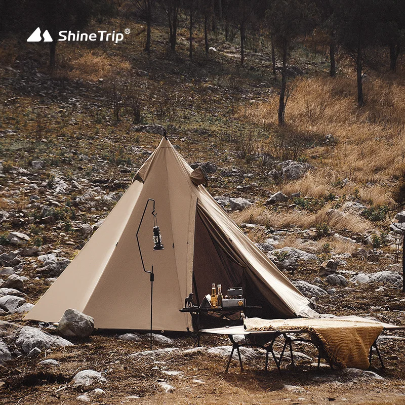 Camping Tent Accessories Shine Trip Pyramid Tent Circle Thimbles Outdoor A-frame Aluminum Alloy Support Trap Tent Accessories