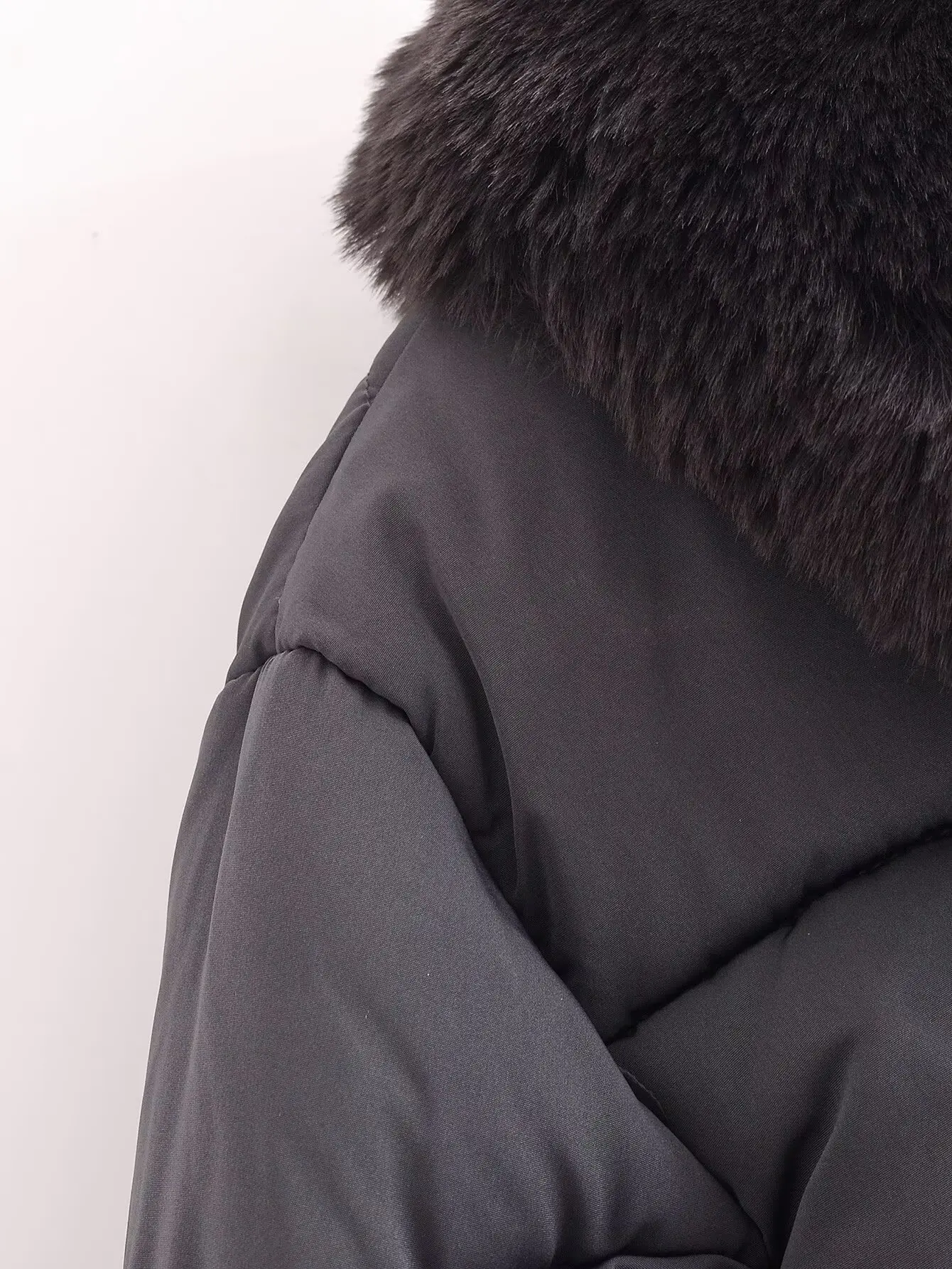Parkas Jackets Women's Coat Winter Warm Thick Outwear Black Long Sleeve Cropped Coat 2024 inszart With Zipper Elegant Jackets