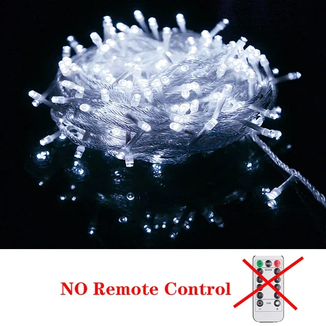 thumbnail image 1 of Guirnalda de luces LED navideñas para exteriores, de 5 a 100 m, para decoración de fiestas, bodas y Año Nuevo 2025, 1 of 5