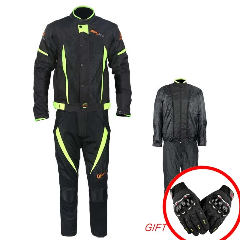 Motorcycle Waterproof Mesh Jackets Motorbike Liner summer protective Pants OXFORD Racing Reflective Moto Protective Gear Jackets