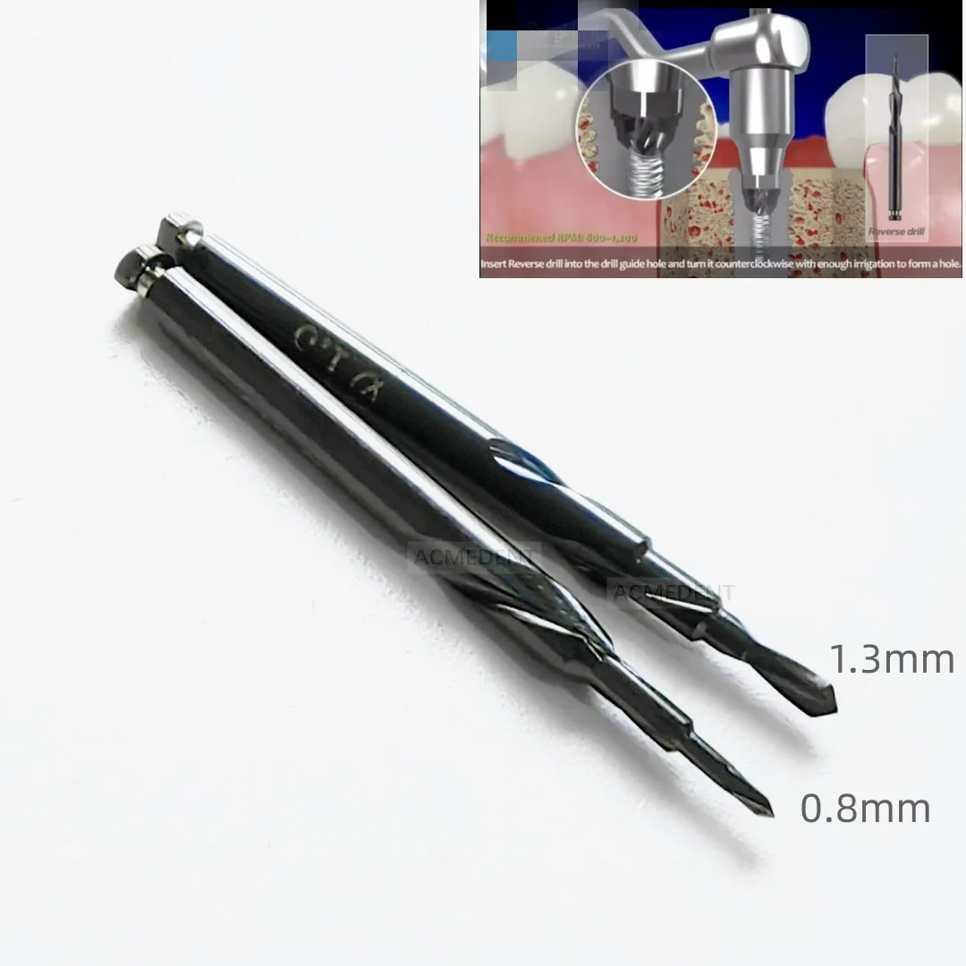 DentalBrokenAbutmentReverseScrewExtractorDrillFailedFixture