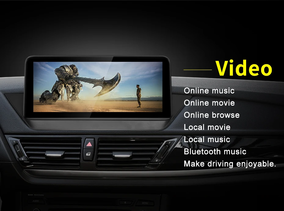 NEW ID8 Snapdragon665 10.25inch 8G 128G Android12 For BMW X1 E84 Car Video Playe