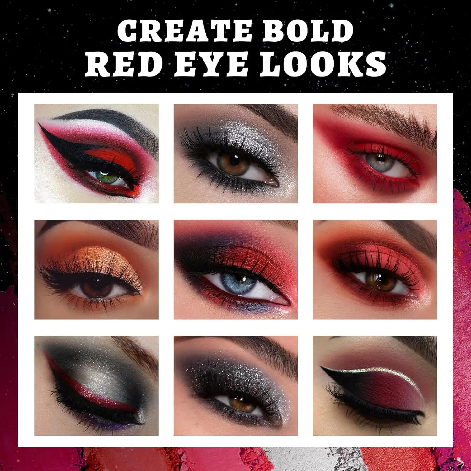 Eyeshadow Makeup Palette 15 Colors for Halloween Christmas Vampire Clown eye shadow eye shadow plate