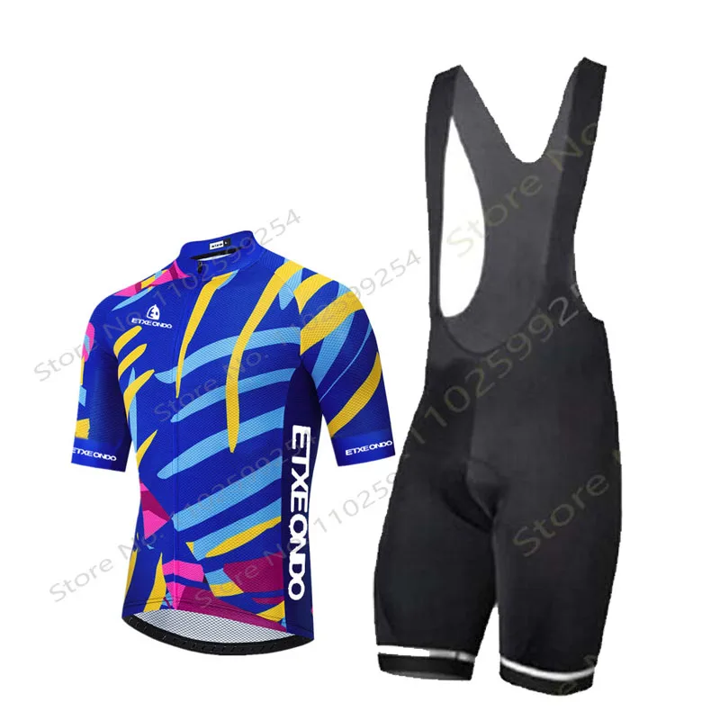2023EtxeondoCyclingTeamClothingBikeJerseyBikeShortsRopaCiclismoQuickDryMensSummer