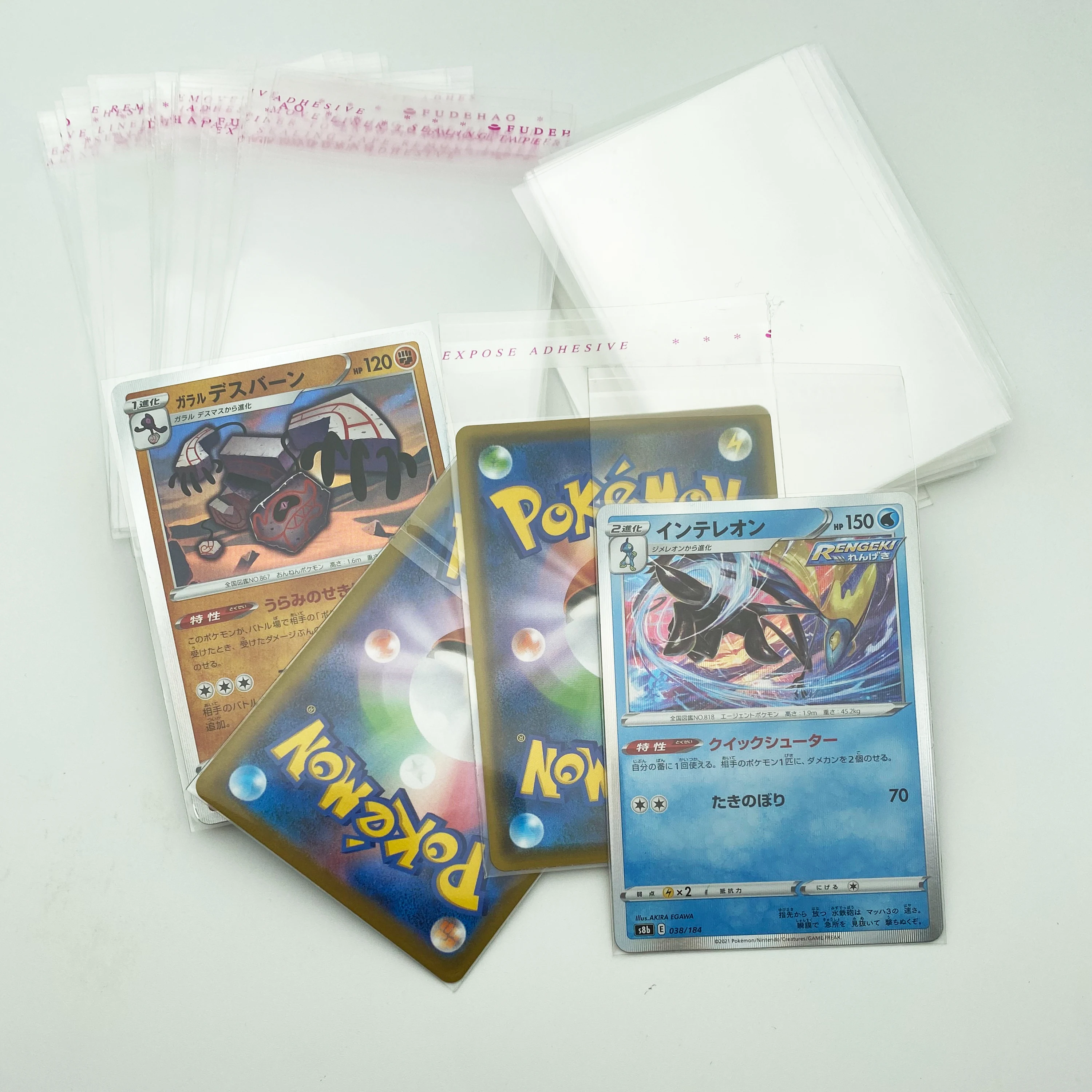 Transparent Pokemon Card Holder  Pokemon Cards Protector Sleeves