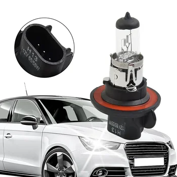 H13 Quartz Halogen Light 9008 55W White Halogen Bulb Car Headlight Lamp Clear White High Beam Replacement Accessories 1