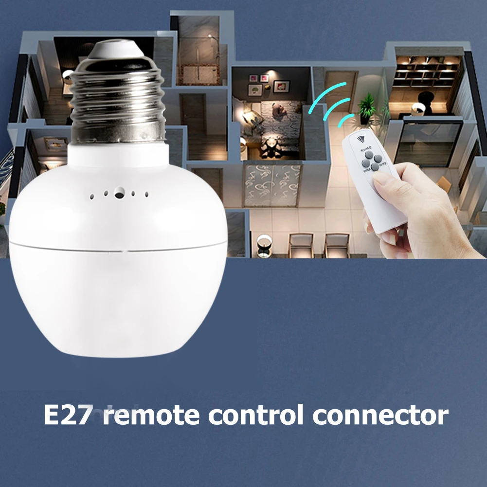 Good Quality E27 Screw Light Holder Converter 220V 240V Wireless