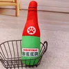 Interactive Dog Toys Champagne Wine Bottle Shape Pet Toy Plush Filled Vodka Toy Squeaky Bite-Resistant Pet Supplies Whisky 3