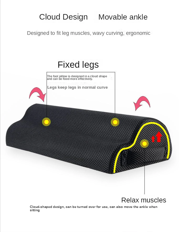 Ergonomic Feet Pillow Relaxing Cushion Support Foot Rest Under Desk Feet Stool for Home Office Computer Work Foot Rest Cushion 5