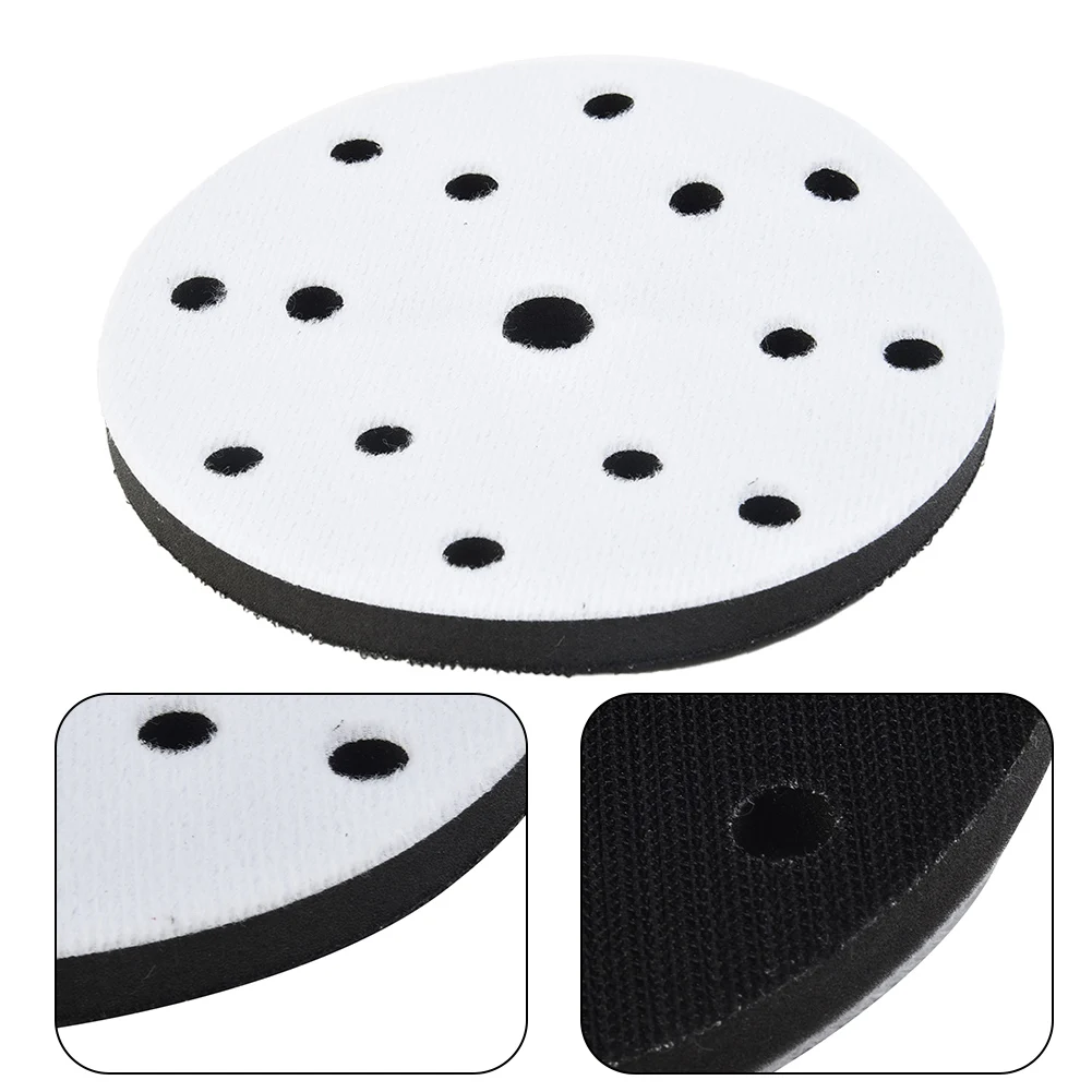 

1*Sponge Pad 6inch 150mm 15 Holes Sponge Interface Surface Protection Pads Quality For Pneumatic Electric Pallets