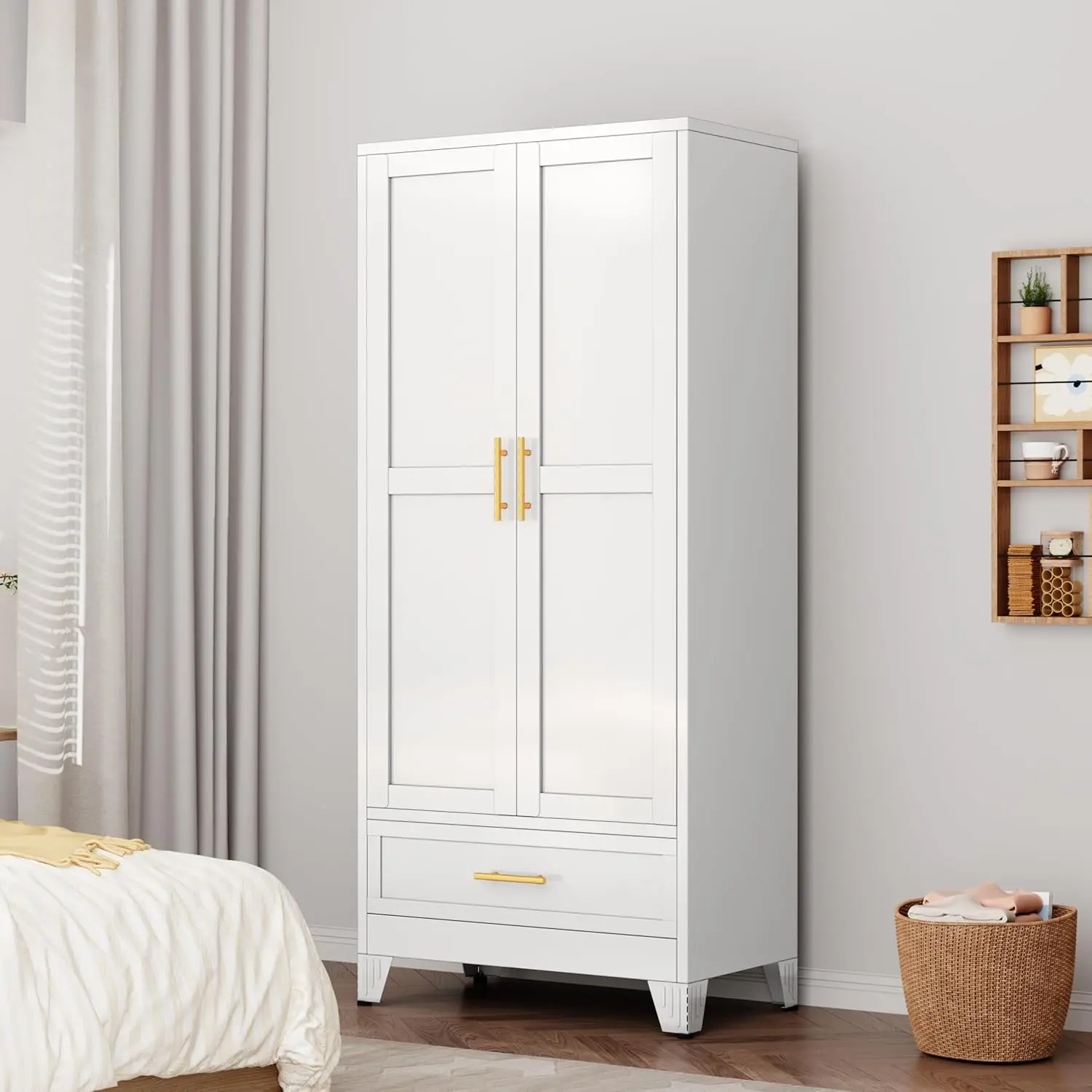 1 Drawer White