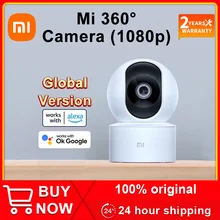 Xiaomi-cámara IP MiJIA de 360 °, dispositivo con visión nocturna infrarroja, detección humanoide IA, SE, 1080P, HD, Wifi, versión Global, nueva