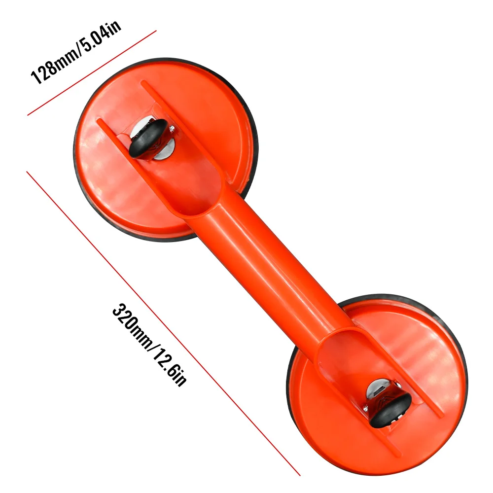 Glass Lifting Suction Cups Heavy Duty Vacuum ABS Handle Holder for Floor Tile Auto Car Windshield Repair Hand Tools