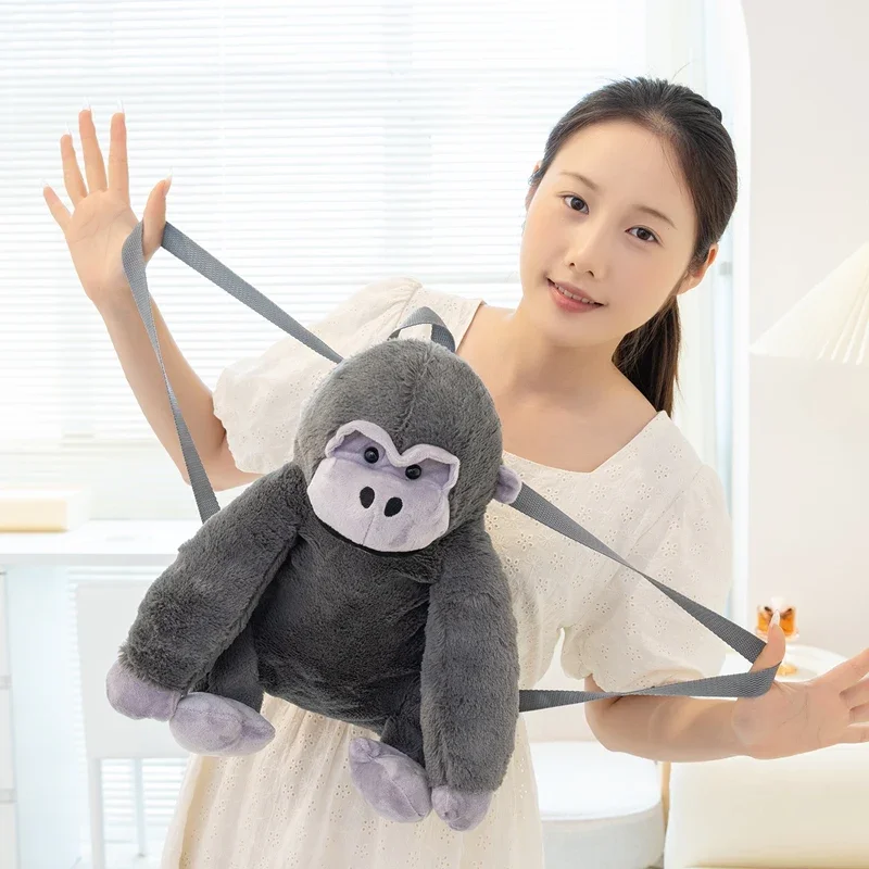 Extra Soft Gorilla Backpack Large Capacity Durable Bag School Travel Hiking Water-Resistant Anti-Slip Straps Machine Washable