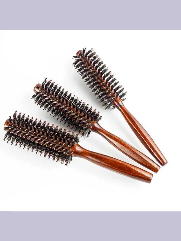 

Расческа для волос прямая саржевая расческа массажер щетина вращающаяся щетка круглый бочонок выдувание завивка сделай сам инструмент для укладки