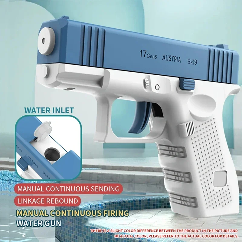 Dynamic Continuous Firing Summer Water Gun with Manual Chambering