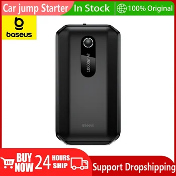 Baseus Dispositivo di avviamento per avviamento di emergenza per auto 1000A Power Bank 10000mAh Jumpstarter Auto Buster Booster di emergenza 12V Avvio di emergenza per auto
