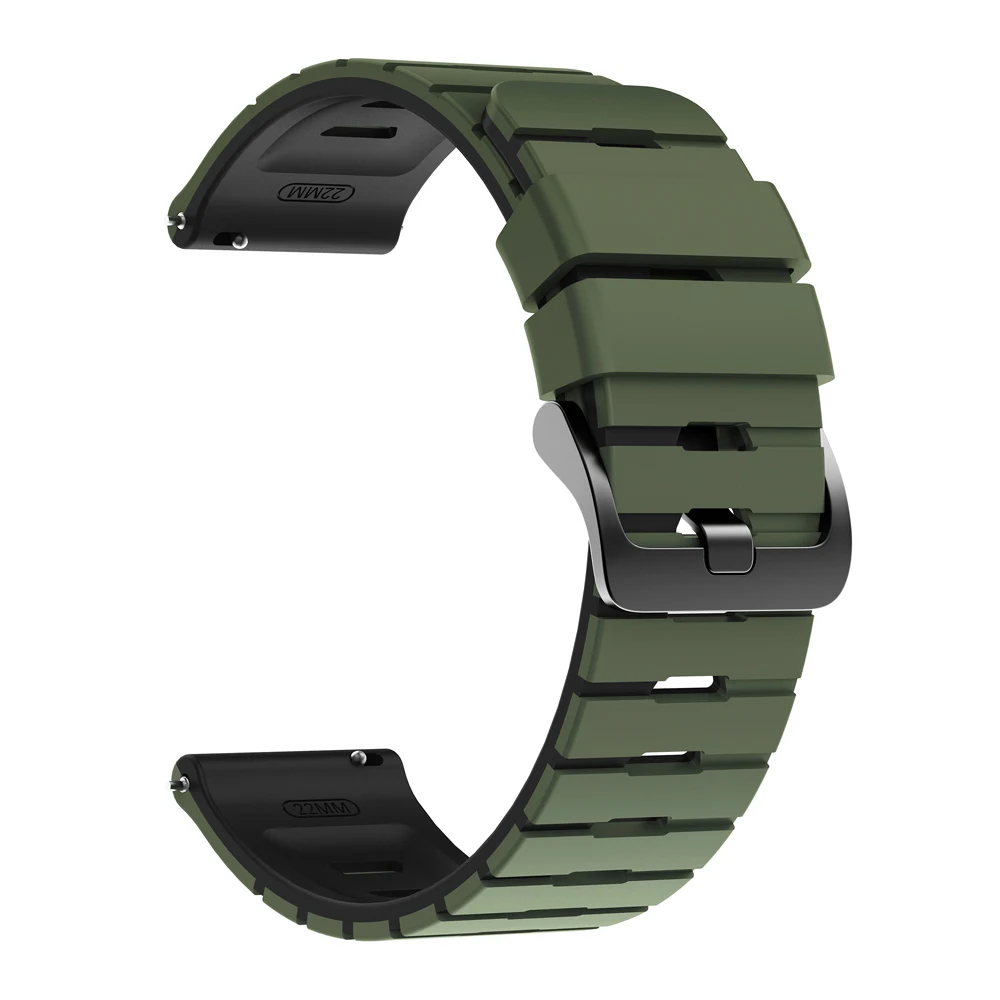 22mm Sport Breathable Silicone Smartwatch Band Bracelet