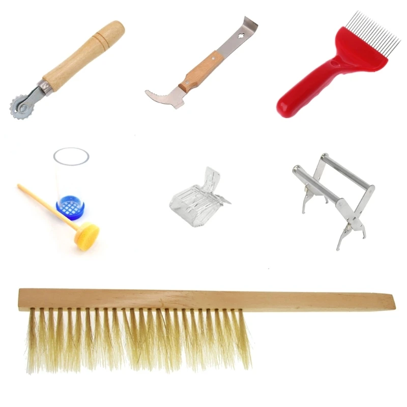 

7Pcs Garden Tool Beekeeping Kits Stainless Steel Equipment Tool 090C