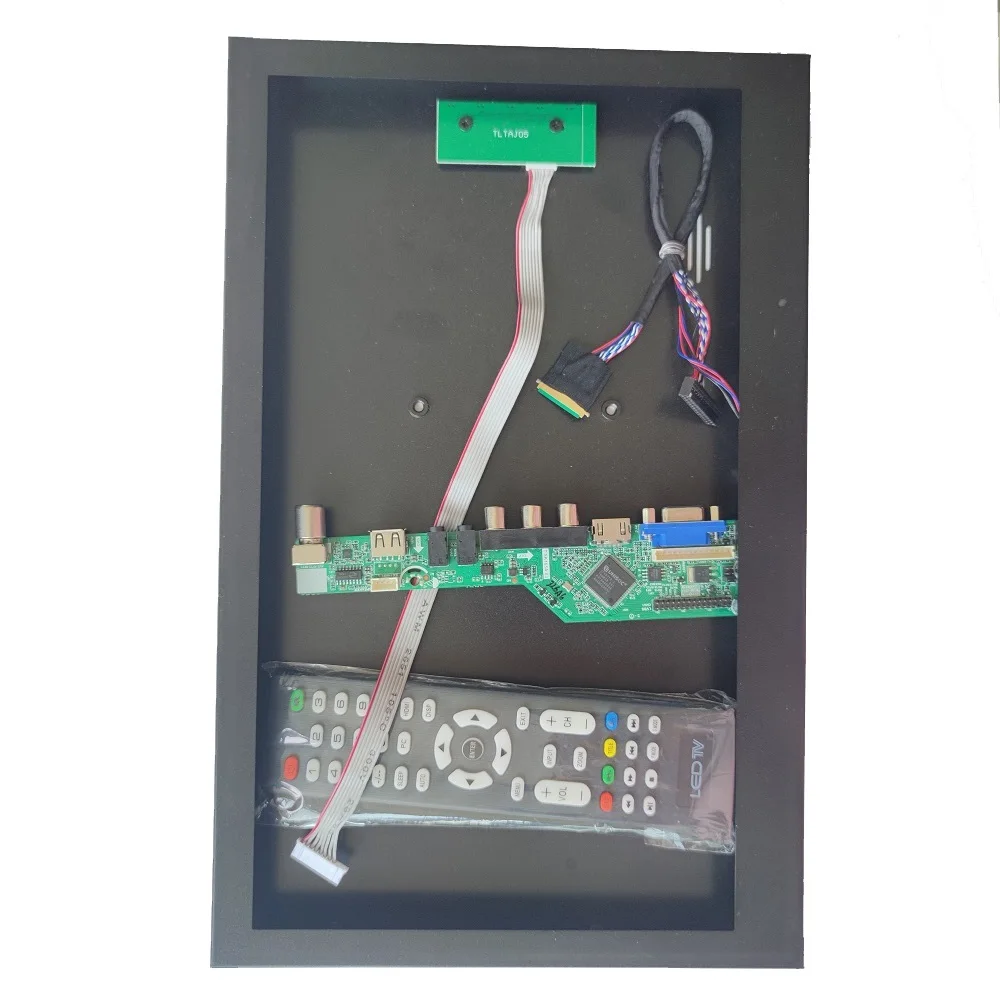 

Комплект для HB140WX1 LCD 1366*768 14,0 "LVDS 40pin AV VGA ТВ контроллер плата + алюминиевый сплав металлический чехол панель Задняя крышка USB