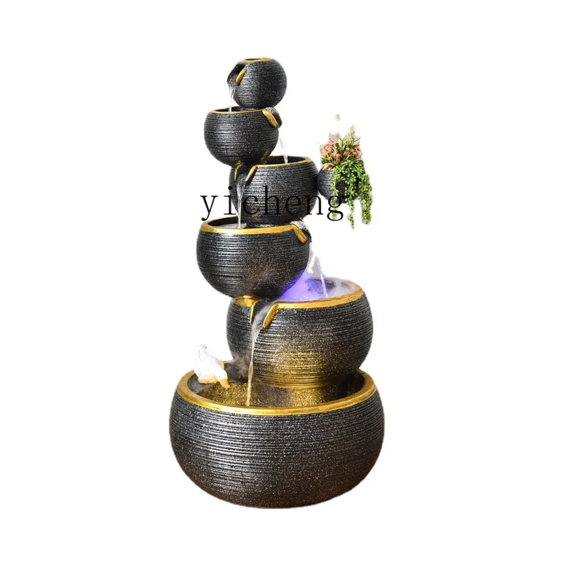 

Креативные нордические минималистичные украшения ZC для текущей воды, современное увлажняющее украшение для гостиной и дома