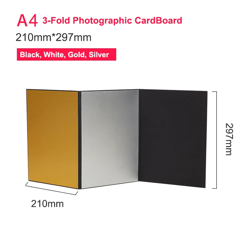 Cardboard Photography Accessory  Reflective Paper Photography - A3 A4  Photography - Aliexpress