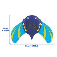 33cm Stingray Underwater Glider Water Power Devil Fish Toy Hydrodynamic Manta Ray Press Forward Mobula Pool Swimming Diving Game 2