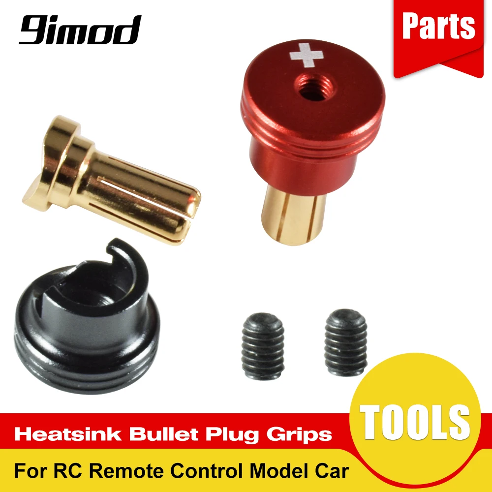 

Metal Heatsink Bullet Plug Grips 4mm/5mm Bullets for Electric Screwdriver