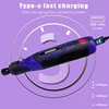 Mini Rotary Tool Wireless Drill Engraving Polishing Grinding USB Rechargeable Cordless Woodworking Engraving Pen DIY Dremel Tool 3