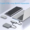 5-in-1 USB C to DP Hub DisplayPort/USB/100W PD Port Docking Converter for Mac Expansion Dock Type-C Thunderbolt 3 to 8K@60H 4