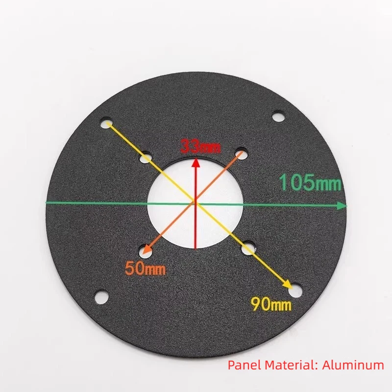 GHXAMP 4인치 105mm 트위터 알루미늄 패널 스피커 배플 교체 1개