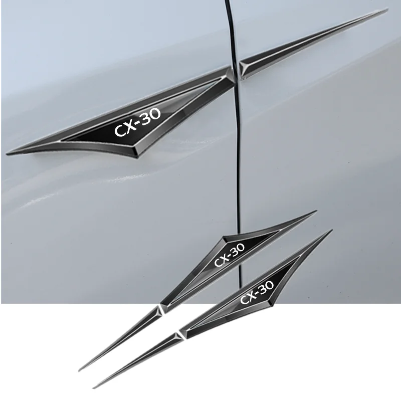 

2pcs Side Doors Blade Car Stickers Car Accessories for Mazda CX-30 Car Accessory