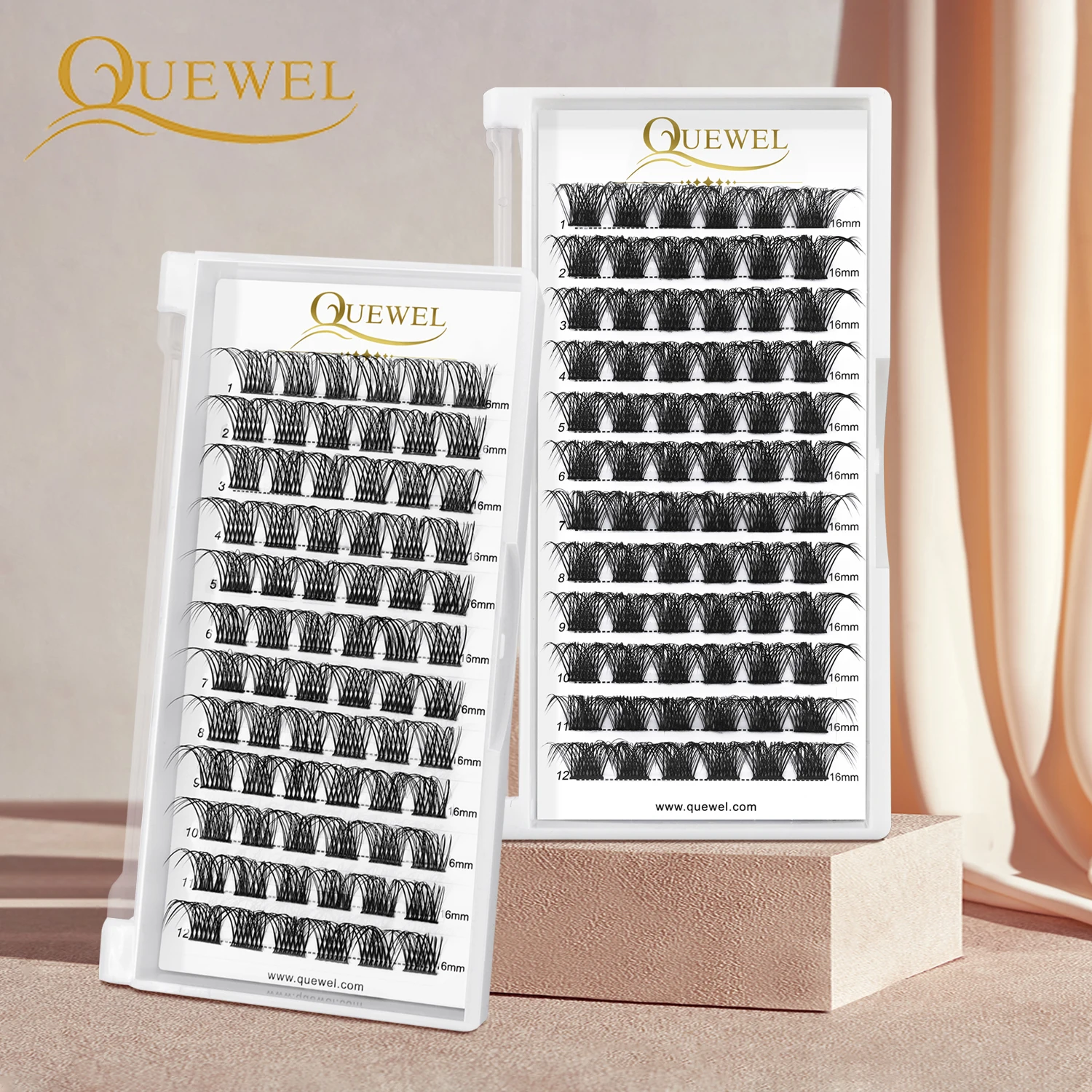 Quewel-72-Eyelash-Clusters-Segment-Eyelashes-Extension-DIY-Fake-Lash ...