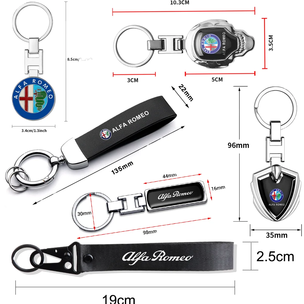 Elegant Car Emblem Keychain and Badge Holder