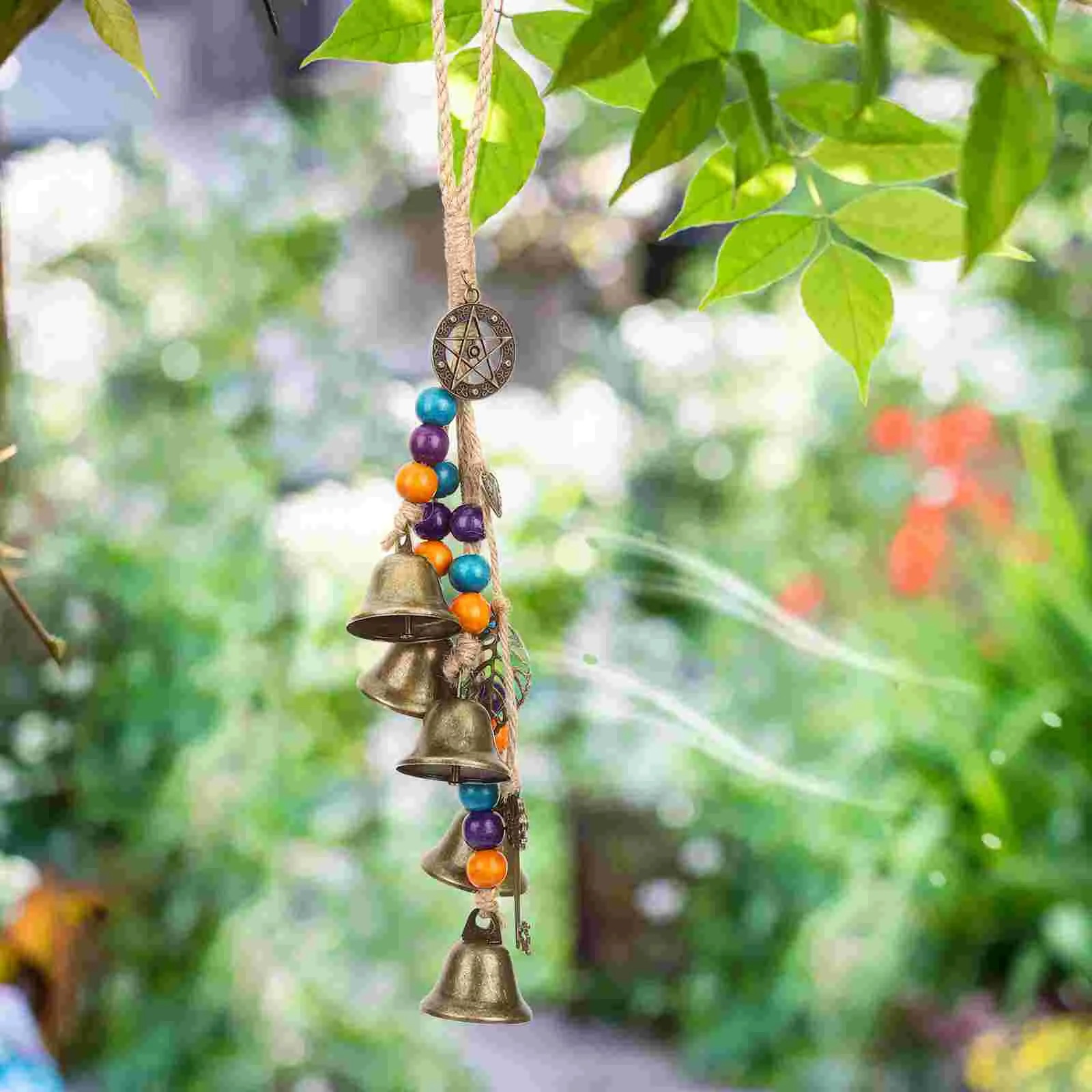 

Ornament Witch Bells for Door Balcony Wind Chime Hanging Patio Craft Protection