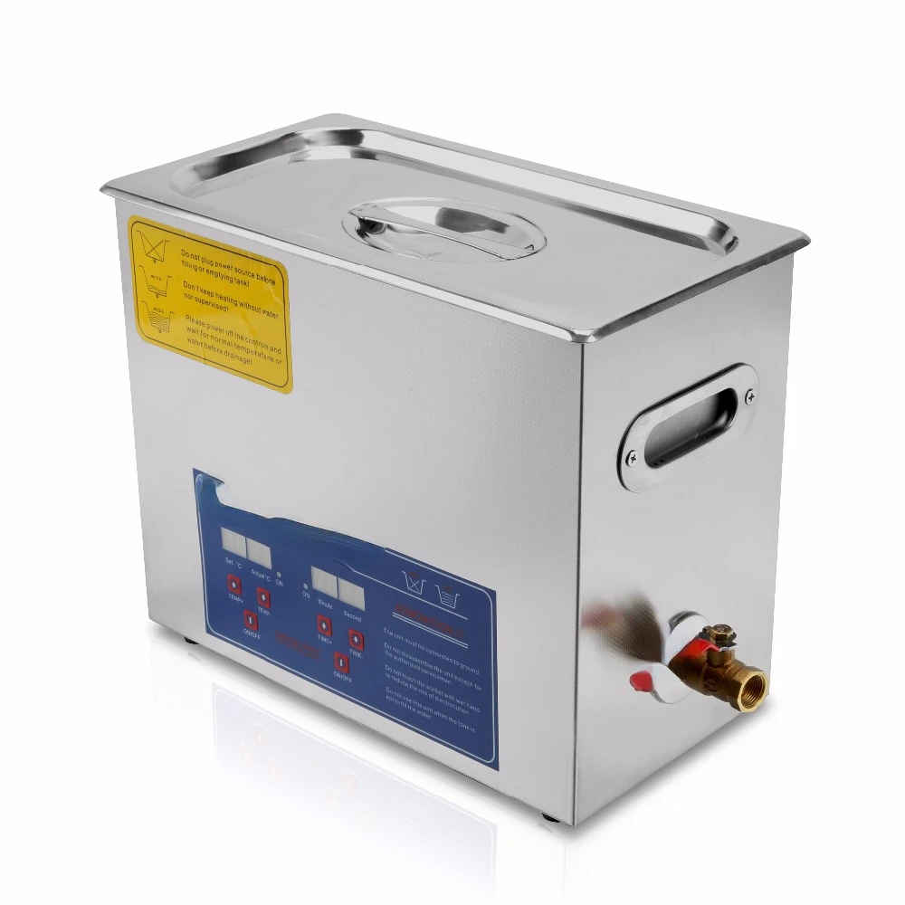 

10L 240W Small 40KHz Industrial Ultrasonic Cleaner suitable for Glass/Dishware/Jewelry/Metal Articles