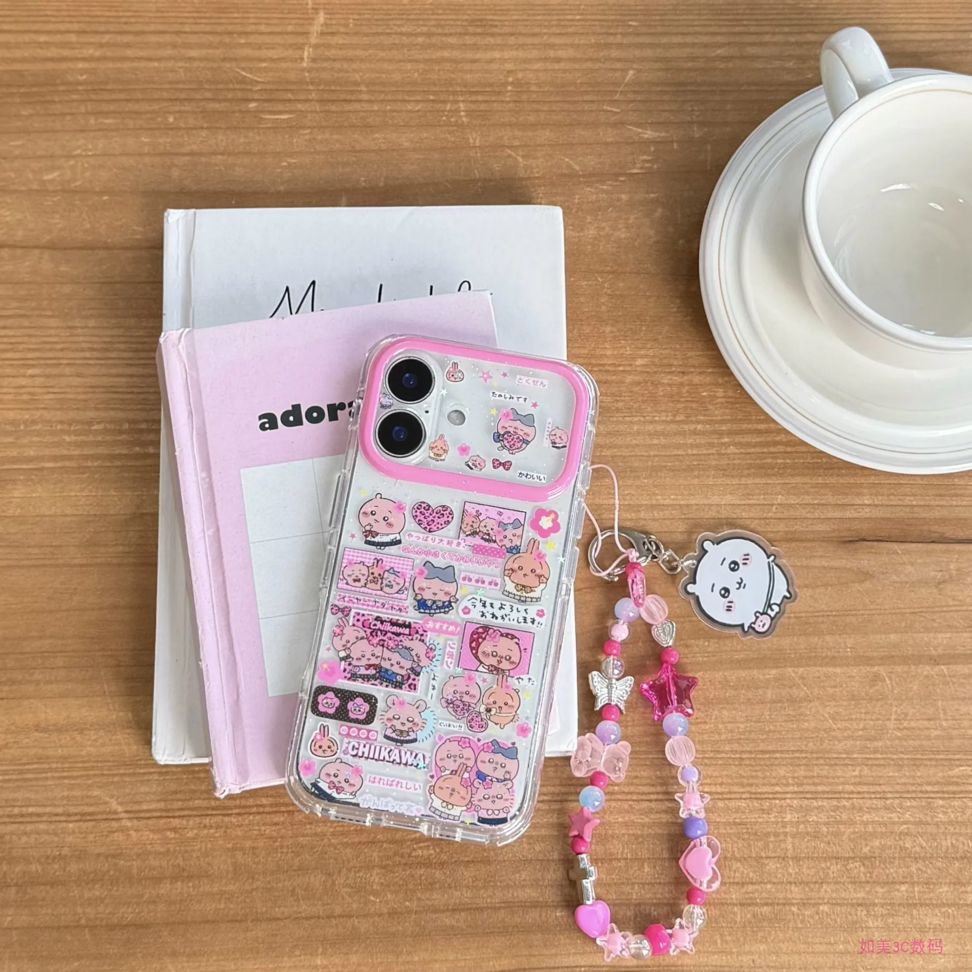 Adorable Cartoon Chiikawa Hachiware Usagi Shockproof Phone Case - Hard Cover Protection