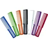 Wholesale Colorful Plastic Detangling Anti-Static Cutting Comb Carbon Fiber Hairdressing Combs 4
