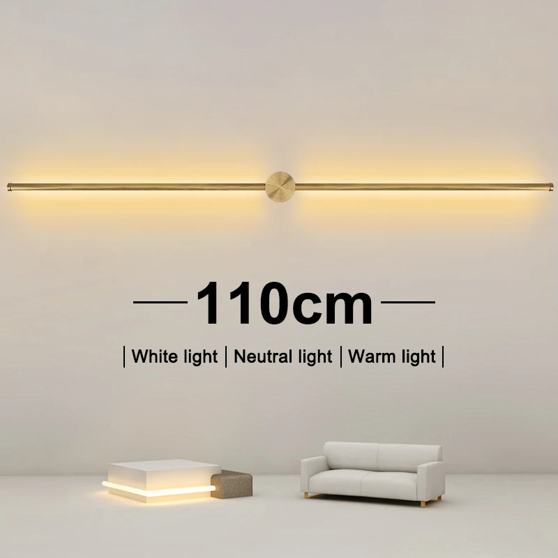 Lámpara de pared LED moderna, candelabro de pared para pasillo, mesita de noche, iluminación interior, dormitorio, sala de estar, decoración del hogar