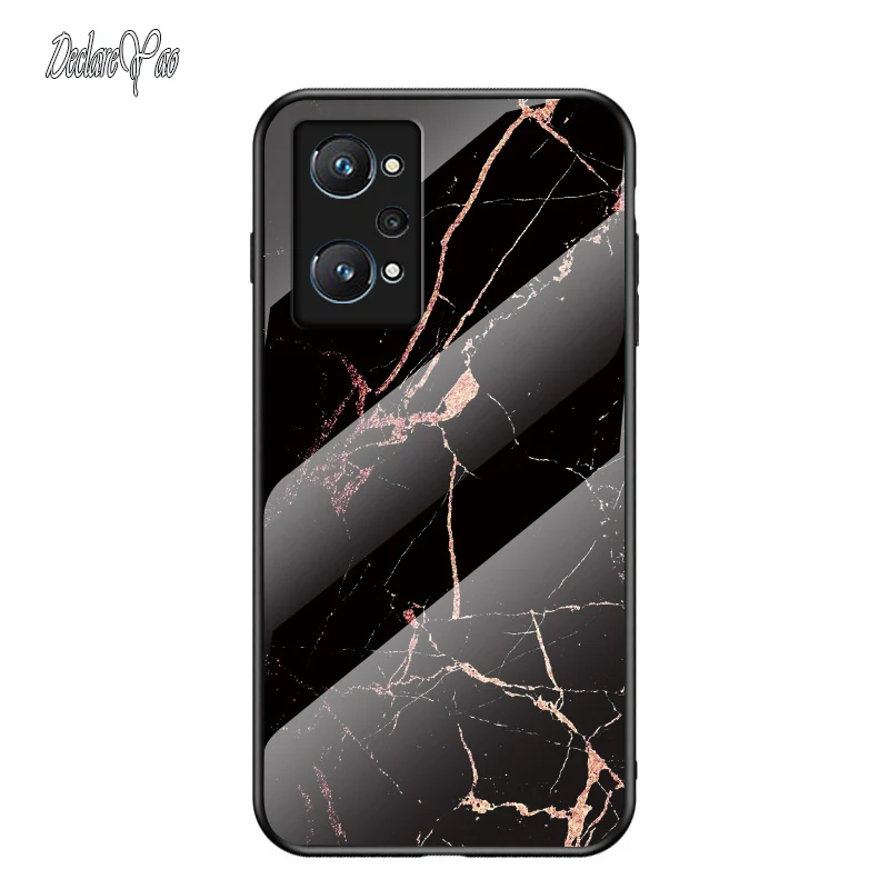 Realme GT Neo 3 2 Pro 2T Cover DECLAREYAO Slim Glass Hard Coque For OPPO Realme GT Master Neo Flash Case Tempered Glass_voghion.com