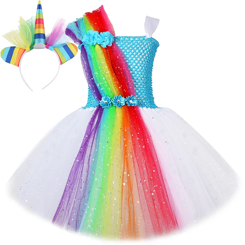 open lace back dress Baby Girl Dress Children Girl little Pony Dresses Cartoon Princess Party  Costume Kids Clothes Summer