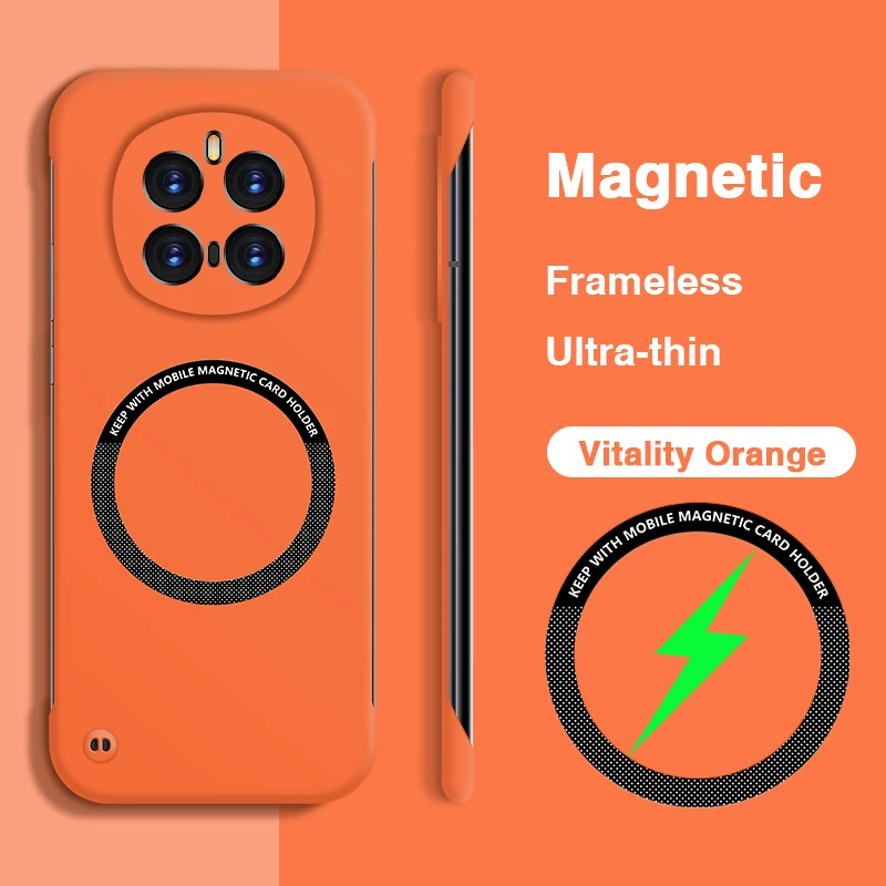 Frameless Magnetic Slim Hard PC Phone Case - Original Back Protection Cover