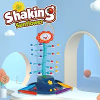 Kids Electric Shaking Swing Sunflower Party Interactive Tabletop Challenge Game Toys Parent Child Interaction Tabletop Game 2