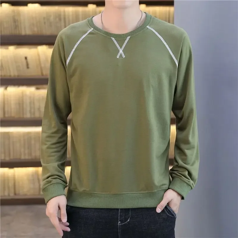 thumbnail image 1 of Sudaderas para hombre Jersey Azul Top Cuello Redondo Cuello Redondo Negro Ropa de Hombre Sin Capucha Cálida Diseñador Divertida Alta Calidad Emo, 1 of 5