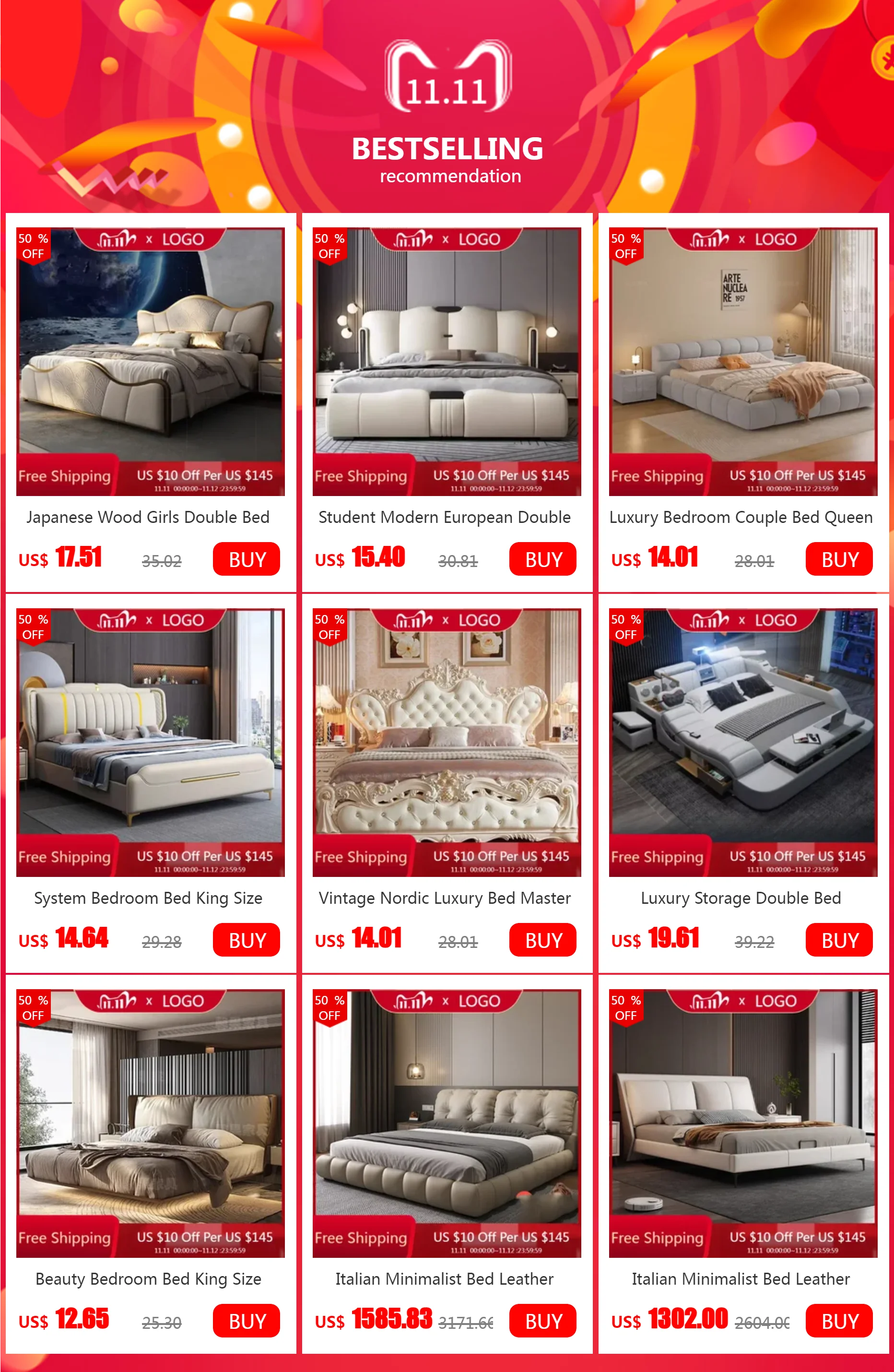 Description Picture 2 of itemVintage Nordic Luxury Bed Master Queen King Modern Regale Bed Wood Bedroom Leather Antique Safe Cama Queen Size Trendy Furniture