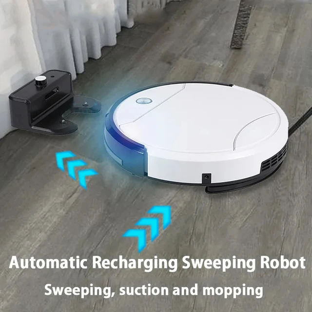 New Robot Vacuum Cleaner Automatic Charging Aspiration Drag Intelligent Home Appliance Sweeping Robot Planning Electric Sweeper 1