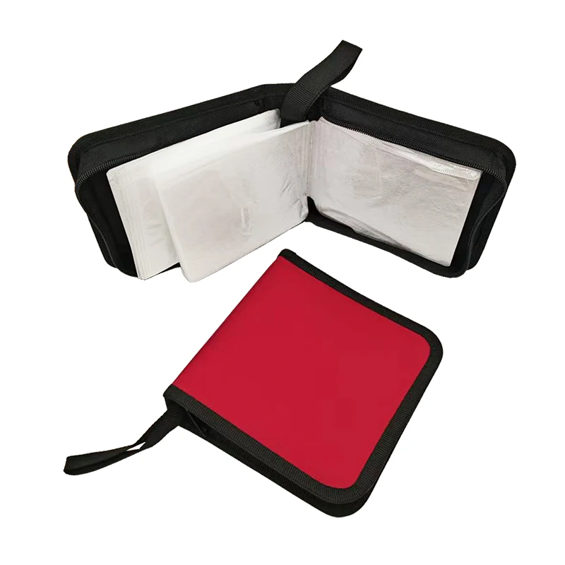 Deluxe Oxford Cloth CD/DVD Organizer Handbag with 40-Disc Capacity
